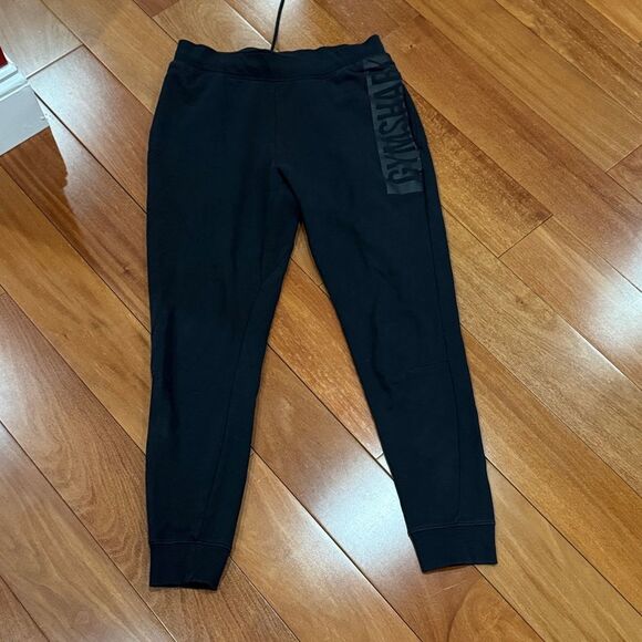 Gymshark Men’s Bold Black Joggers Sweatpants size S - Picture 1 of 11